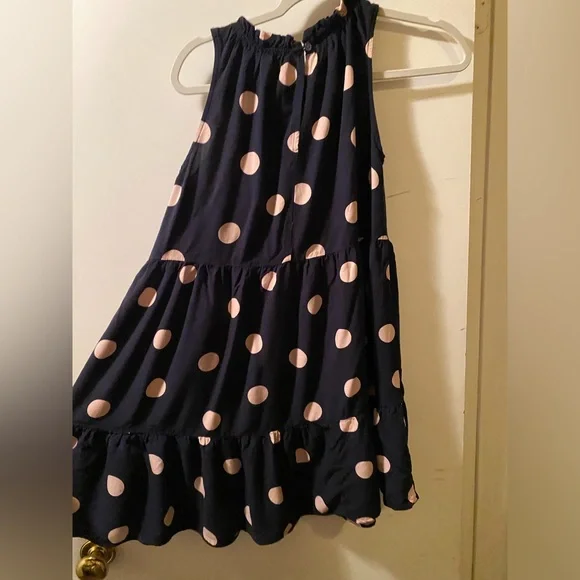 LOFT Dark Blue Mini Dress - Picture 2 of 4